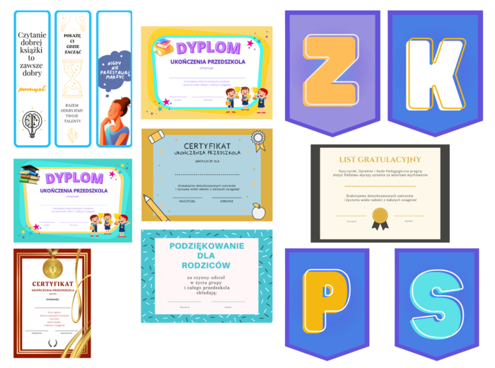 Pożegnanie Przedszkola, Zakończenie Przedszkola - scenariusz uroczystości: wiersze i piosenki