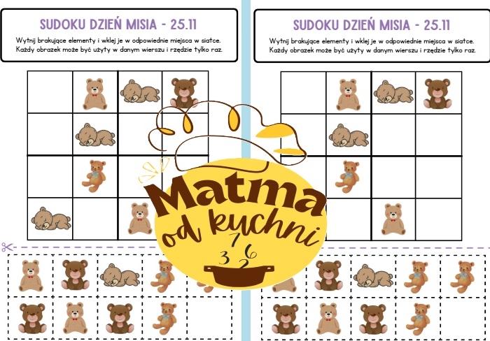 Sudoku obrazkowe - święta tradycyjne i nietypowe.