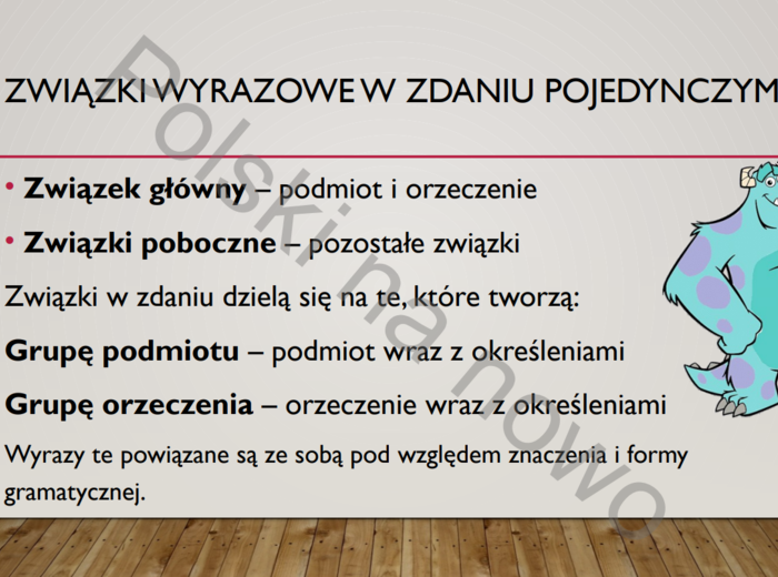 Wykres zdania pojedynczego - prezentacja.