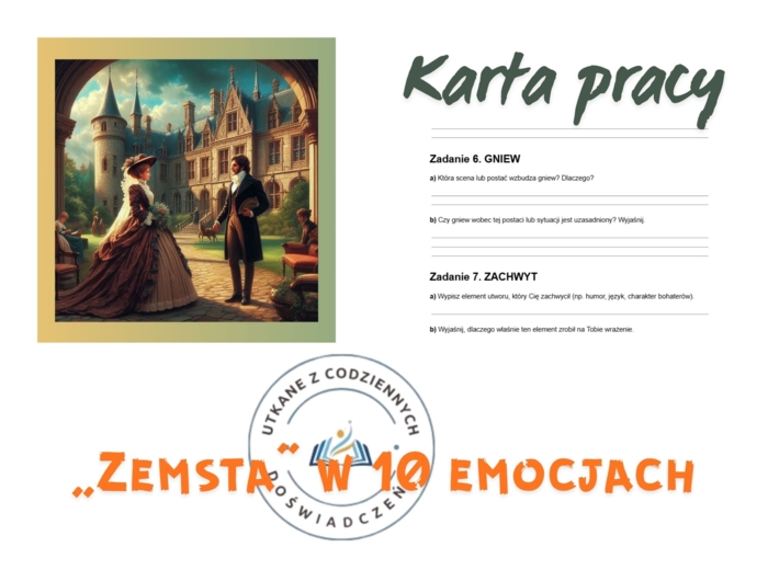 KARTA PRACY – „Zemsta” w 10 emocjach
