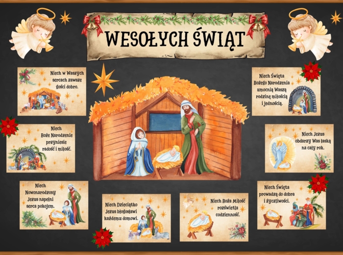 BOŻE NARODZENIE - zestaw materiałów (GRAFIKA XXL)
