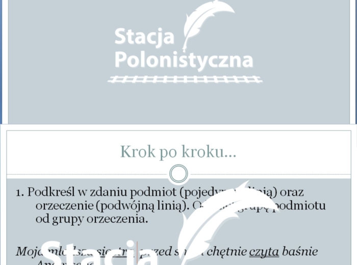 Zdanie pojedyncze - wykres