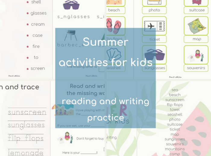 Summer reading & writing activities for kids