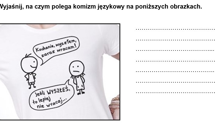 Zadania z zakresu interpunkcji, składni oraz poprawności językowej