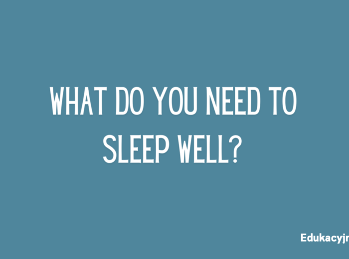 Gotowa lekcja "Sleeping" 💤