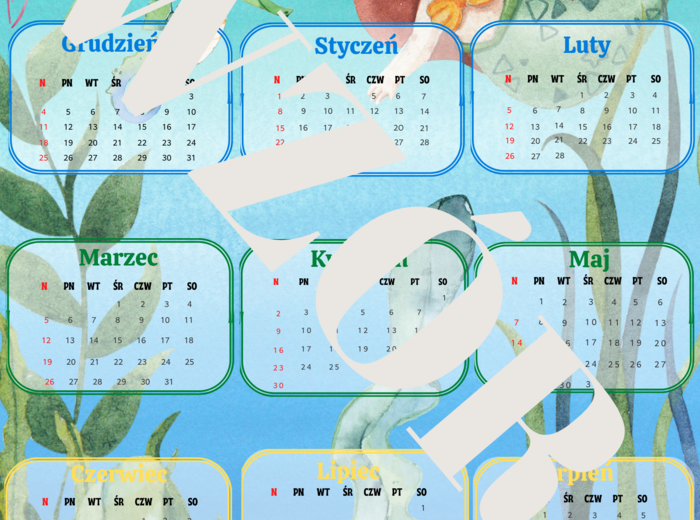 Kalendarz Dni Nietypowych 2022/2023 - krab