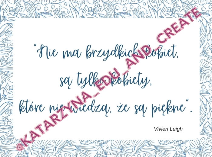 Plakaty z cytatami - Dzień Kobiet