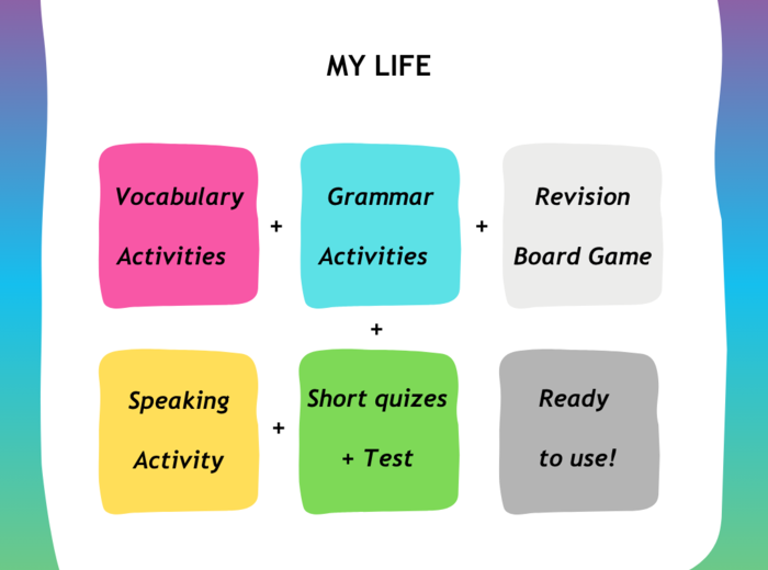 Together 5 Unit 3 zestaw: materiały dodatkowe z gramatyki i słównictwa + gra planszowa + speaking activity + test i kartkówki do działu