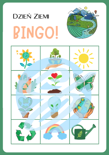 DZIEŃ ZIEMI GRA BINGO