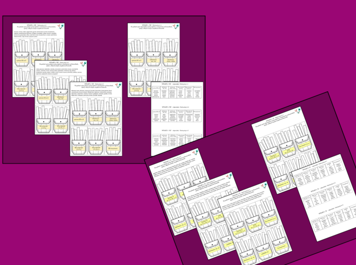 ORTOGRAFIA – ZESTAW – wyrazy z „RZ” i „Ż” – zasady – wklejka – karta pracy – 6 wersji + odpowiedzi