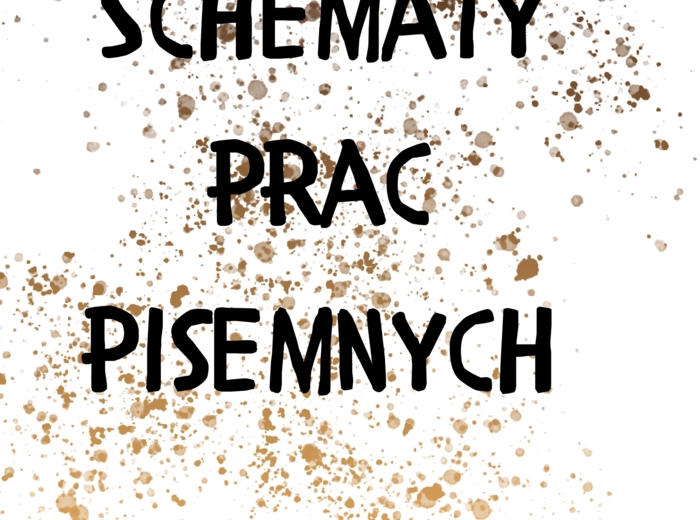 Wklejki schematy prac pisemnych