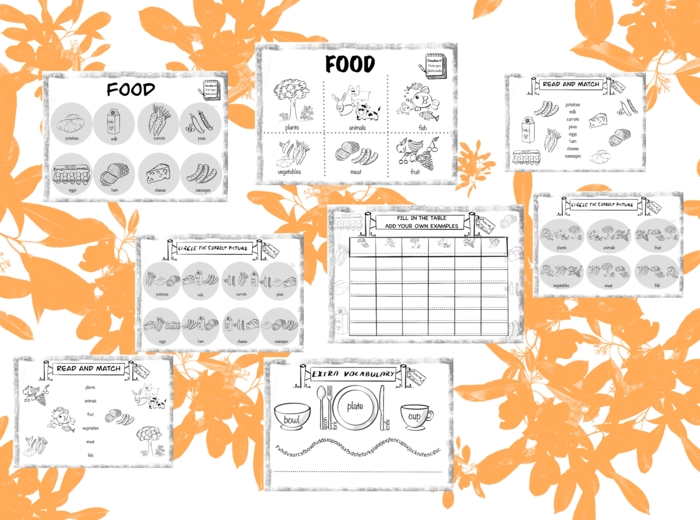 TIGER & FRIENDS 1 Unit 4 Food, food categories