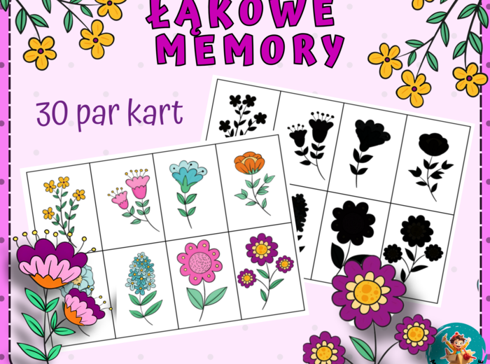 ŁĄKA: ŁĄKOWE MEMORY - zapamiętanie, sekwencje, memo