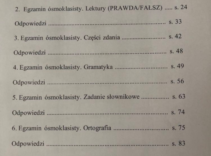 Egzamin ósmoklasisty. Pakiet