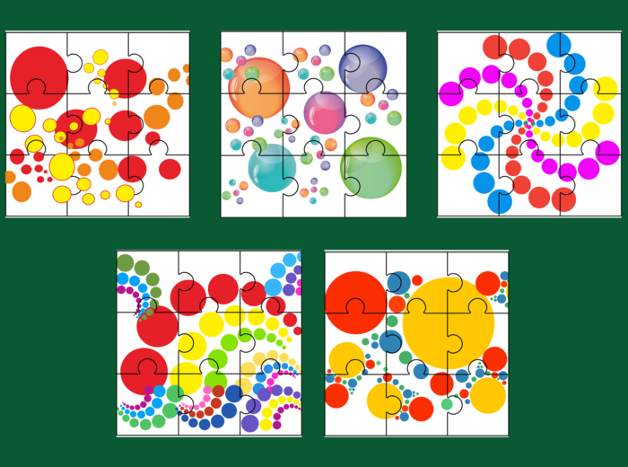 DZIEŃ KROPKI – PUZZLE – 10 obrazków
