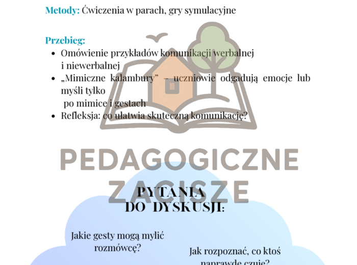 GOTOWE SCENARIUSZE DO ZAJĘĆ TRENING UMIEJĘTNOŚCI SPOŁECZNYCH