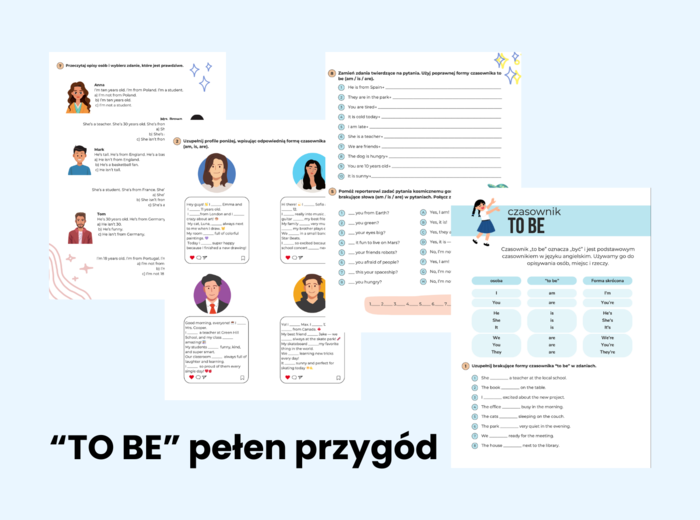 “To Be” Made Easy! | Kreatywny pakiet kart pracy, gier i ćwiczeń dla dzieci