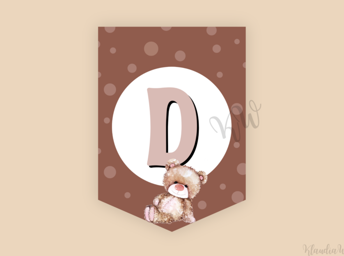 Girlanda na Dzień Pluszowego Misia