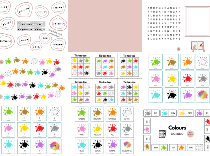 COLOURS resource pack klasy 1-3