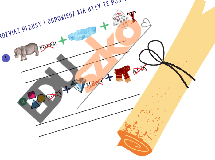 Rebusy "HIPOKRATES i FIDIASZ"