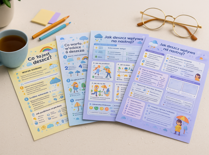 Artykuł edukacyjny: "Dlaczego deszczowa pogoda nie sprzyja zabawom na świeżym powietrzu?"