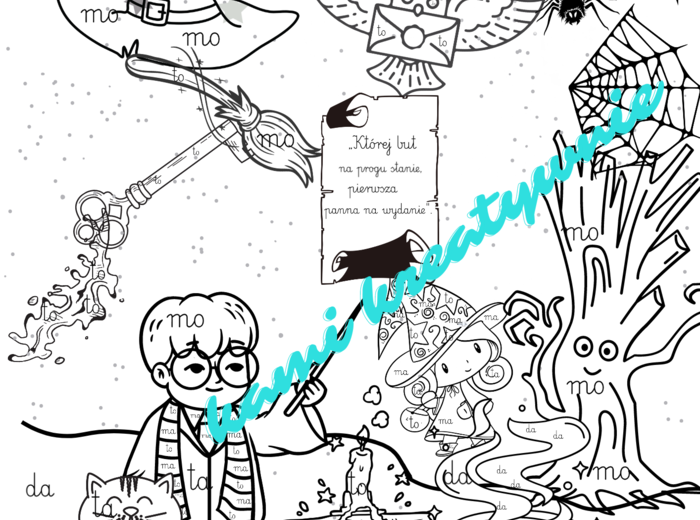 Andrzejki - plakat dla pierwszaka