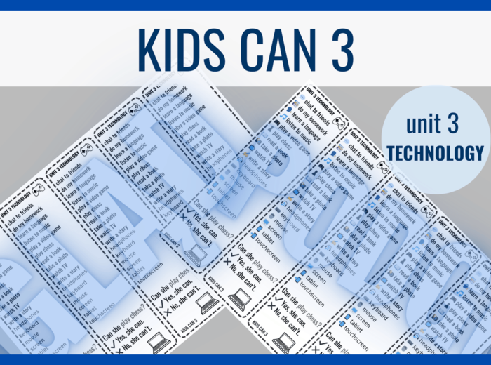 Kids Can 3 unit 3 – zakładki do książki