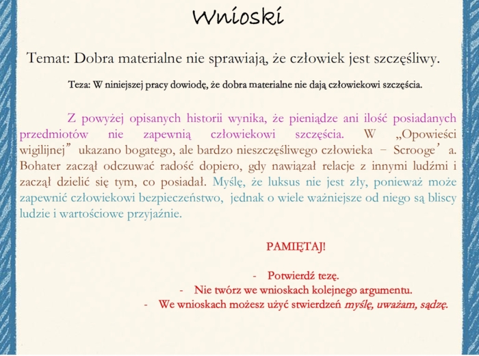 Prosto o rozprawce - wklejki