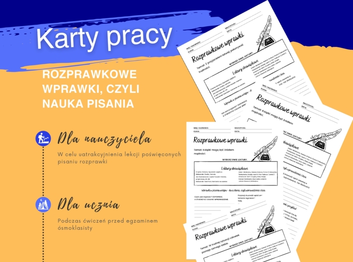 Rozprawkowe wprawki, czyli nauka pisania