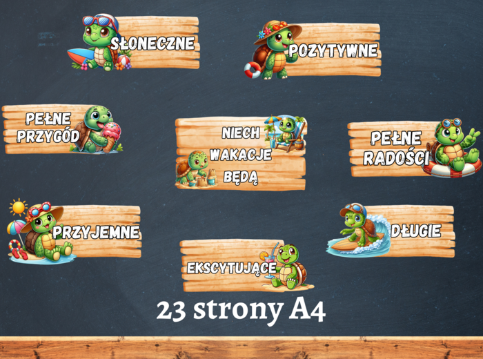 GAZETKA WAKACJE ŻÓŁWIE ŻÓŁWIKI