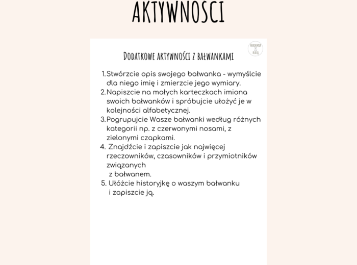 BAŁWANEK ZE SKARPETEK I RYŻU - INSTRUKCJA + DZIAŁANIA EDUKACYJNE