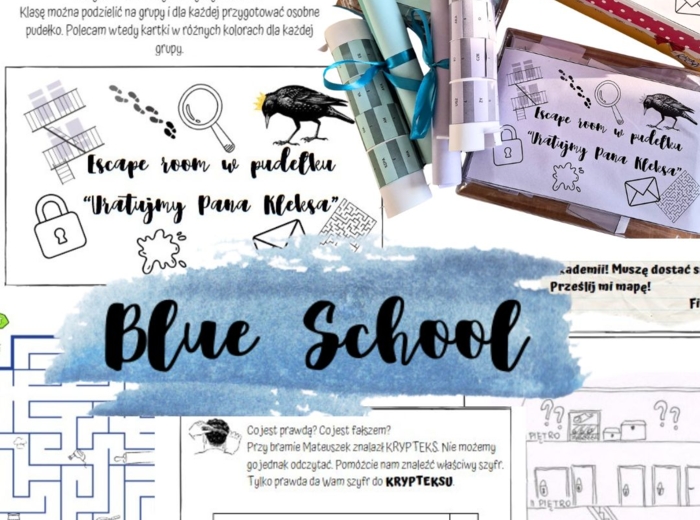 Uratujmy pana Kleksa! - escape room w pudełku