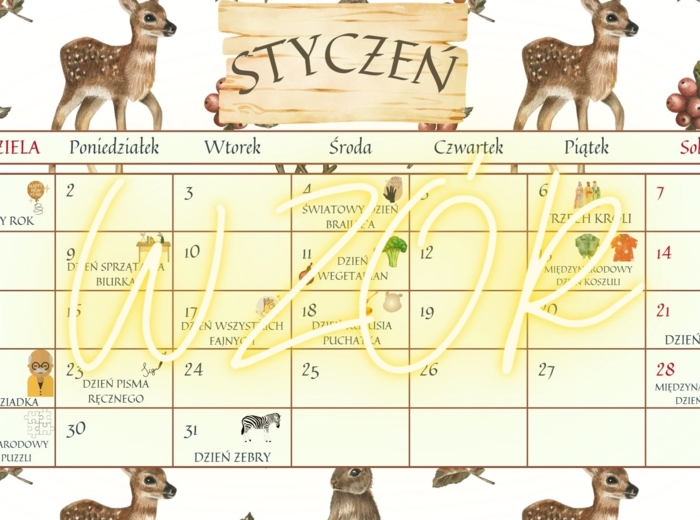 Kalendarz noworoczny, Nowy Rok, Samorząd Szkolny, Samorząd Uczniowski, dekoracje