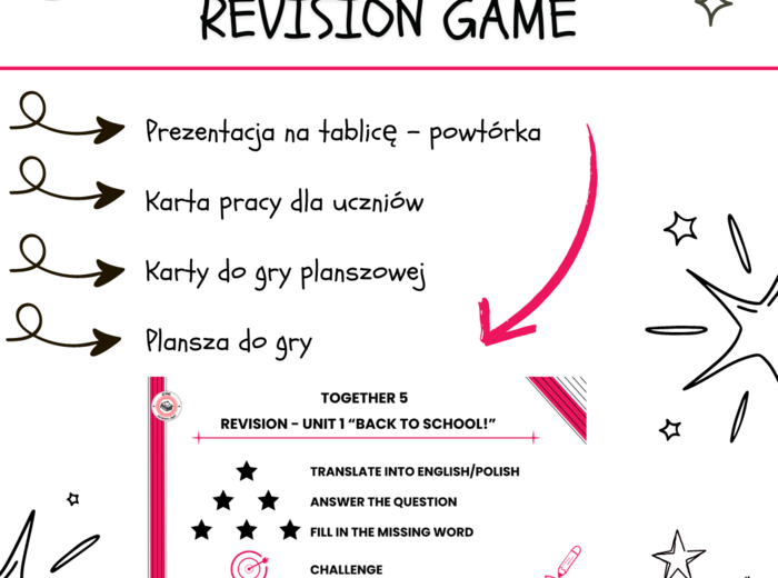 Together 5 Unit 1 Revision Game