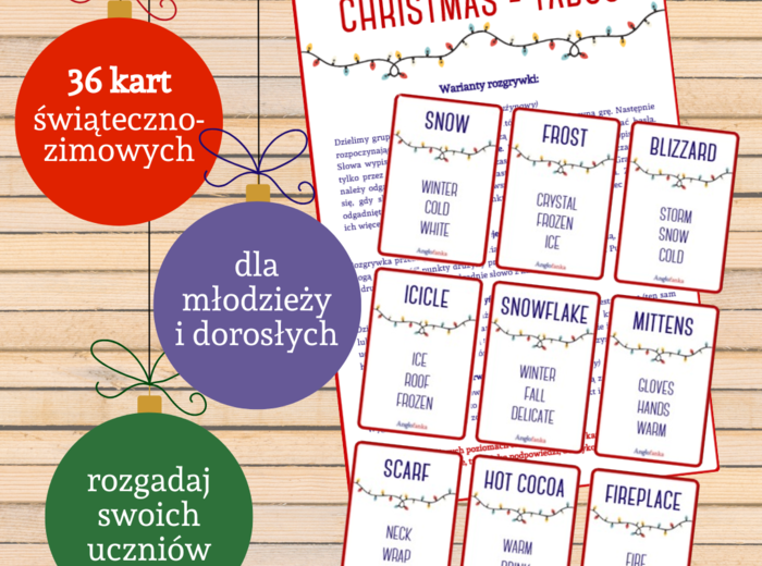 Winter/Christmas - Taboo | Zima, Święta | 36 kart