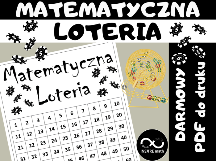 DARMOWA Matematyczna Loteria (z dowolnego tematu). Lekcje powtórkowe i grywalizacja.