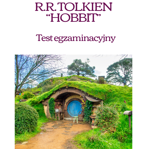 Test ćwiczeniowy Egzamin Ósmoklasisty "Hobbit"