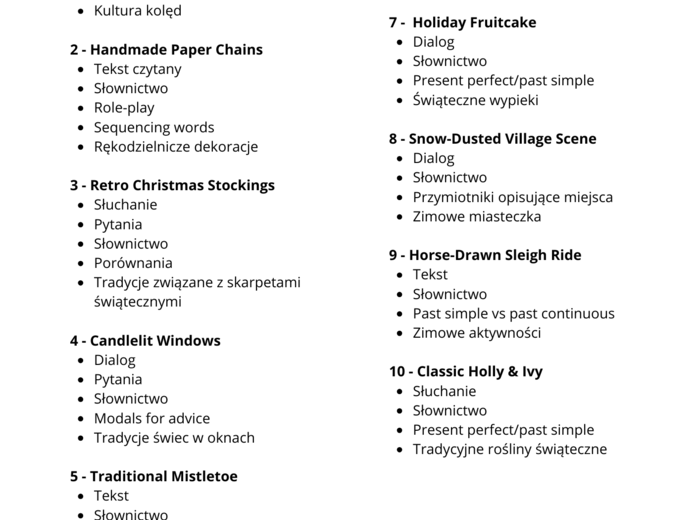 🎄📜 Old School Christmas. Angielski - gotowe lekcje