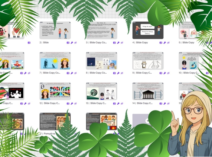 Prezentacja multimedialna w genial.ly „Jak budować poczucie własnej wartości?". Edukacja zdrowotna. Klasa 7. Dział „Nasze zdrowie psychiczne".