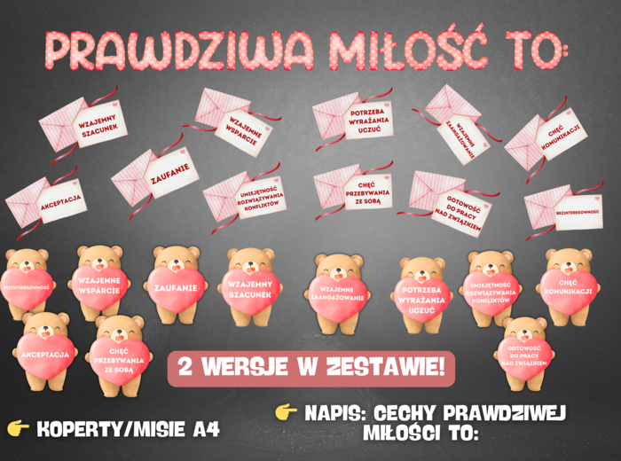 WALENTYNKI: PRAWDZIWA MIŁOŚĆ TO...