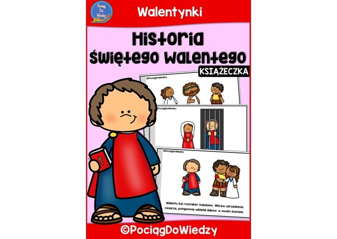 Historia świętego Walentego - książeczka