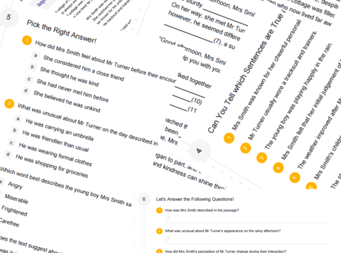 Repetytorium dla szkoły podstawowej cz. 1 (Pearson) – Unit 1 Człowiek – karta pracy