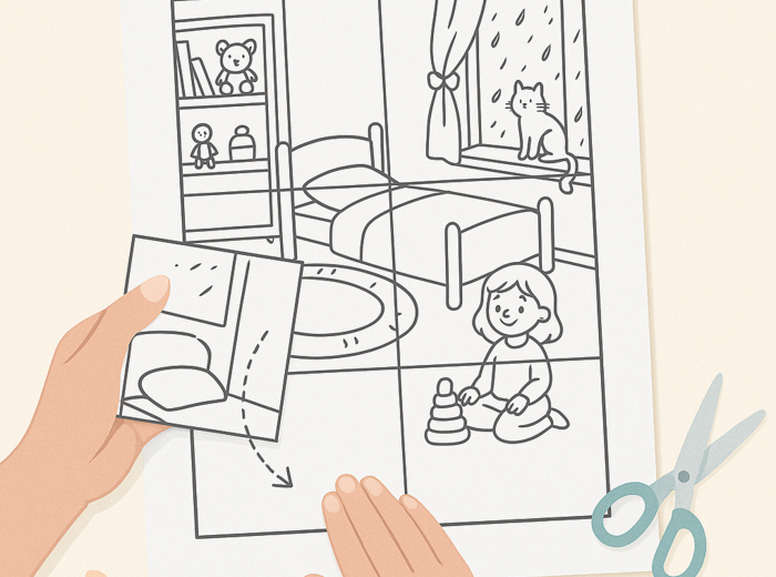 Karty pracy „Mój dom w deszczowy dzień”