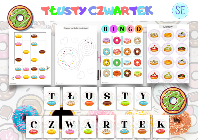 Tłusty czwartek - zestaw zadań