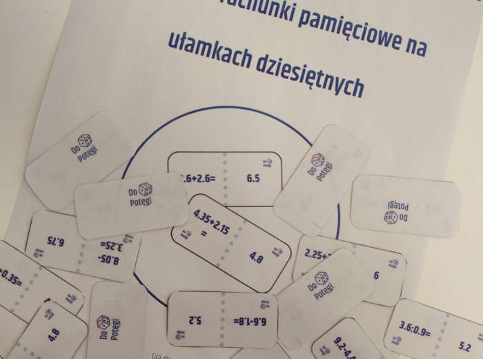 Domino Ułamki dziesiętne(rachunki pamięciowe)