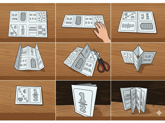 Książeczki ułamkowe. Ułamki zwykłe w różnych aspektach. Klasa 4. Klasa 5.