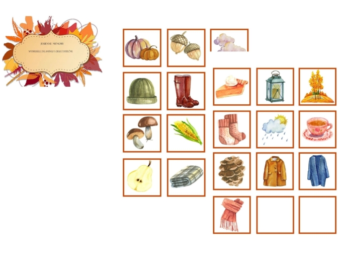 PIERWSZY DZIEŃ JESIENI - JESIENNY ZESZYT AKTYWNOŚCI