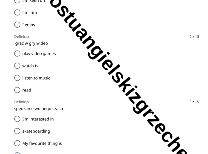Repetytorium Ósmoklasisty cz. 1 (Macmillan) – Unit 5 – testy
