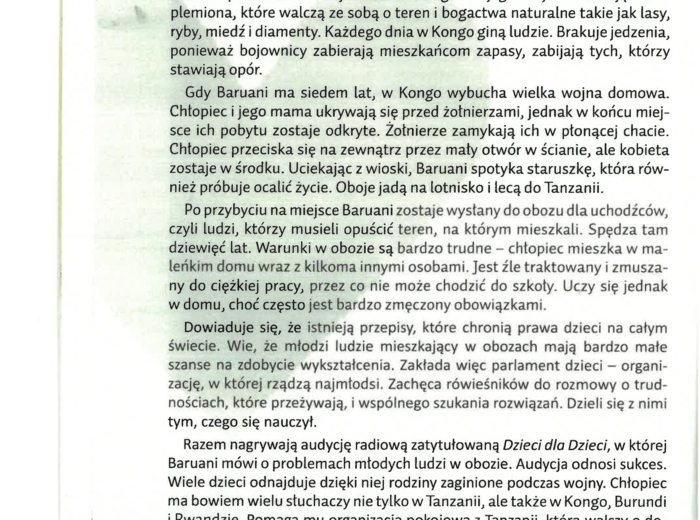 I ty możesz zmienić świat, lektura, lekcja dodatkowa, lekcja wychowawcza, Afryka, debata, quizy, edukacja wczesnoszkolna, czytanie ze zrozumieniem