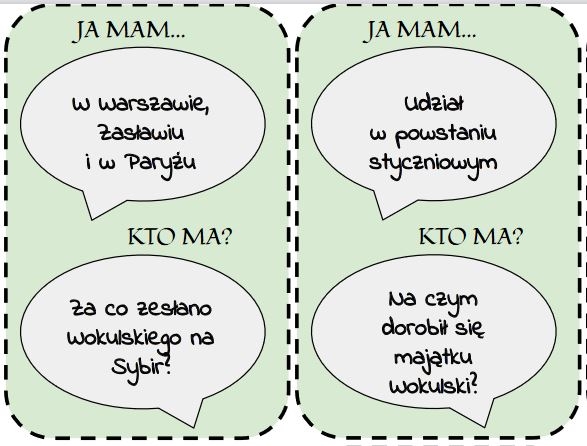 "Lalka" "Ja mam..." "Kto ma?"